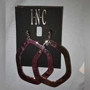 Silver wire earrings